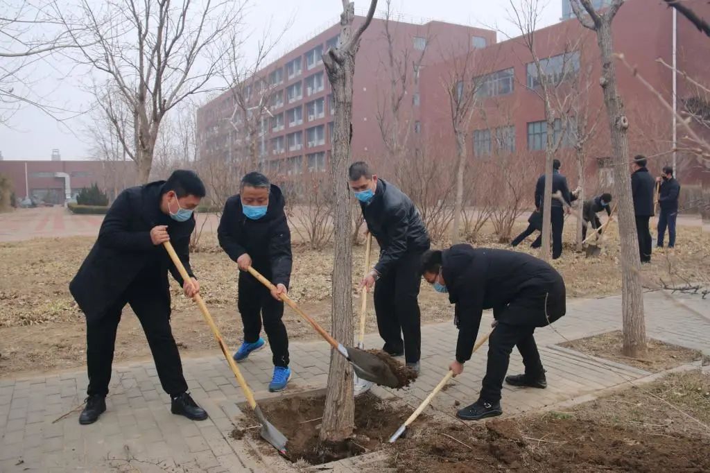 后勤黨委組織黨員開展“去病樹、治樹病”主題黨日活動